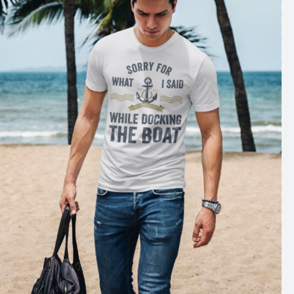 BOAT LIFE Slogan T-Shirt - Size Medium - NWT